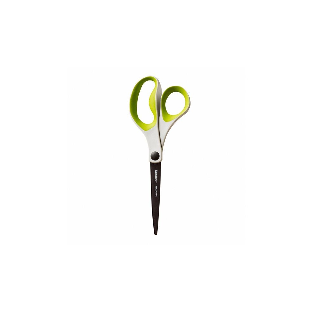 Scotch 20 cm Titanium Scissors - White/Green