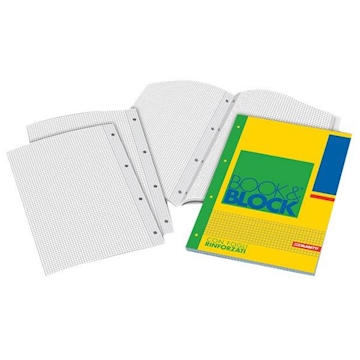 ELCO - Bloc-notes Office 80 g/m² A5, 4 mm quadri…