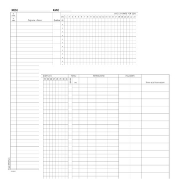 Data Ufficio DU168512C00 modulo e libro contabile A4 (DU168512C00)